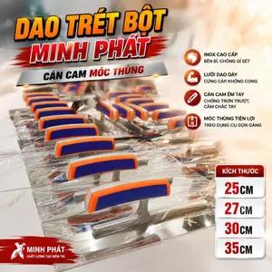 🧱 Dao Trét Bột Minh Phát Cán Cam Móc Thùng | 25cm–27cm-30cm-35cm