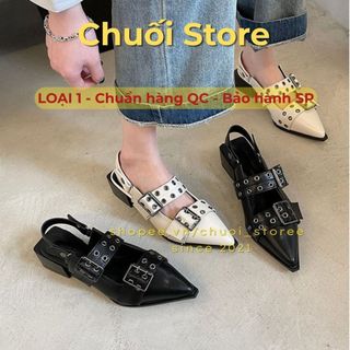 Giày lolita nữ da PU tổng hợp dệt vải đế cao su thanh lịch nữ tính sang trọng nổi bật