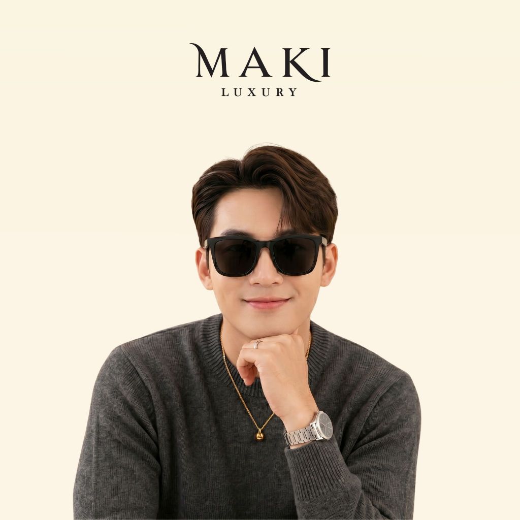 Kính Râm Thời Trang Nam Nữ Hiện Đại Dễ Phối Cho Mọi Phong Cách - Maki Luxury Unisex V1