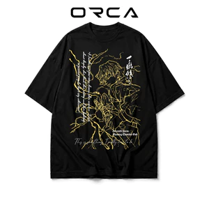 Áo thun Orca in hình Agatsuma Zenitsu Demon Slayer - Vải Cotton cao cấp - ORCA302