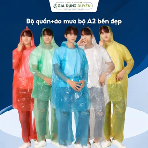 Bộ quần+áo mưa bộ A2 bền đẹp, chất liệu dẻo dai dùng bền