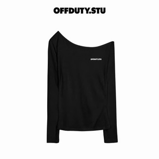 Áo Glitter Longsleeve tay dài cotton giấy in chữ kim tuyến OFFDUTY.STU