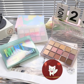 【VOUCHER GIẢM 10K】Bảng Phấn Mắt UCANBE 15 Ô Tone Màu Đa Dạng Phấn Mịn Nhũ Lì