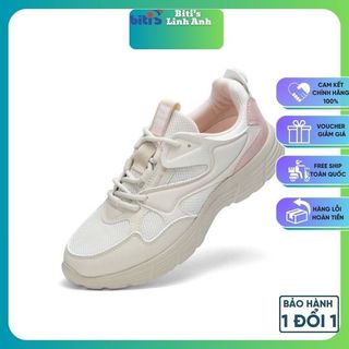 Giày Thể Thao Biti's Helio Teen Nữ 2 Màu BSG008100( Kem, Xám)