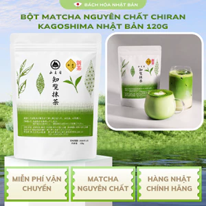 Bột Matcha Chiran Kaghoshima M70 Gói 120g 200g Thơm Hương Lá Trà Non Nhật Bản Unami Dịu Nhẹ Ngọt Hậu