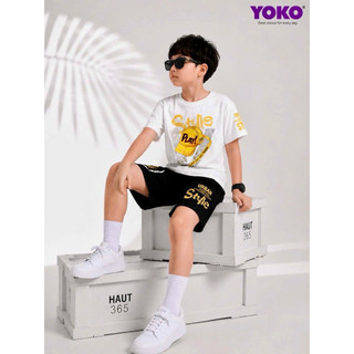 Đồ Bộ Bé Trai  từ 13-27Kg  Thun Cotton 4 Chiều Cao Cấp Mịn Mát đi chơi đi học  Cho Bé Trai - hãng YOKO
