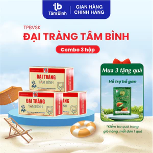 3 hộp Đại tràng Tâm Bình - Dành cho người viêm đại tràng, rối loạn tiêu hóa, chướng bụng, phân nát, lỏng