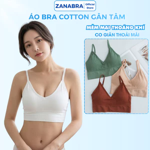 Áo Bra Tập Gym Len Tăm, Áo Ngực Khoét Lưng Chữ U, Không Gọng Đệm Mỏng ZANABRA B367