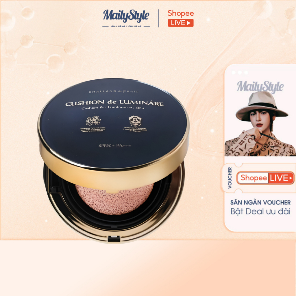 Q11_Phấn nước SKANSKIN Cushion De Luminare SPF50+PA+++ 15g