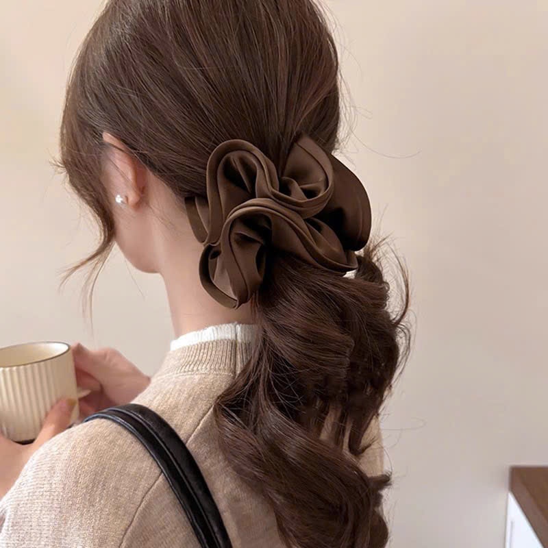 Scrunchies Lụa Satin Tone Màu Trầm – Dây Buộc Tóc Cao Cấp Sang Trọng & Thanh Lịch