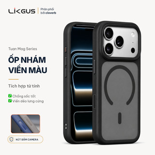 Ốp Lưng Nhám Mờ Likgus Tuan Mag Cho iPhone 17 Pro Max Vòng Từ Tính