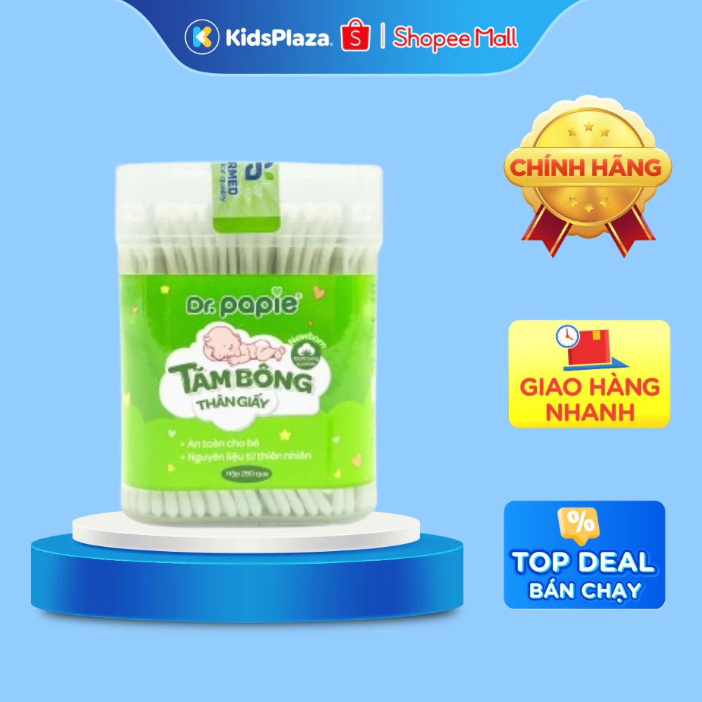 Tăm bông Dr.Papie hộp 280 que