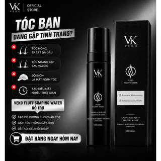 Xịt Tạo Phồng Chân Tóc VEKO Amino Acid 100ml - Xịt Giữ Nếp Tóc Tự Nhiên, Không Bết Dính, Tạo Kiểu Tóc Nam Nữ