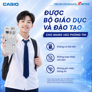 [2026] Máy Tính Khoa Học Casio fx-880BTG PLUS - Phiên Bản Nâng Cấp Đột Phá, Hàng Chính Hãng Phân Phối Bitex