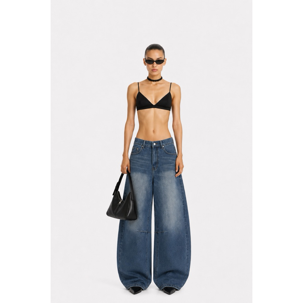 [ DEAL MỞ BÁN - PREMIUM ] QUẦN JEAN PUMPKIN V3 ỐNG BÍ DL 14 OZ LNKWEAR | BigBuy360 - bigbuy360.vn