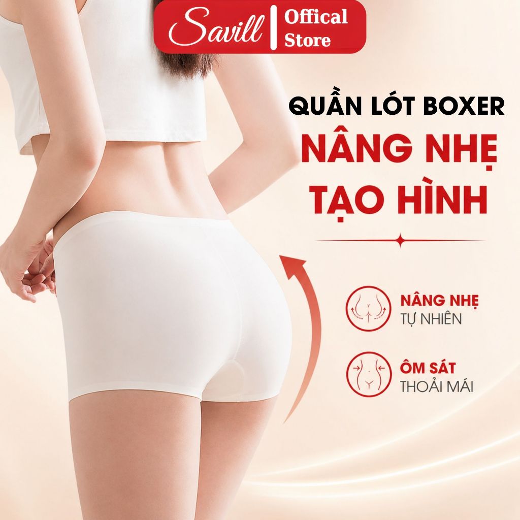 [ BST 2026 ] Quần su mặc váy thoáng mát, Quần đùi mặc trong váy ôm body, không lộ viền SAVILL V8205