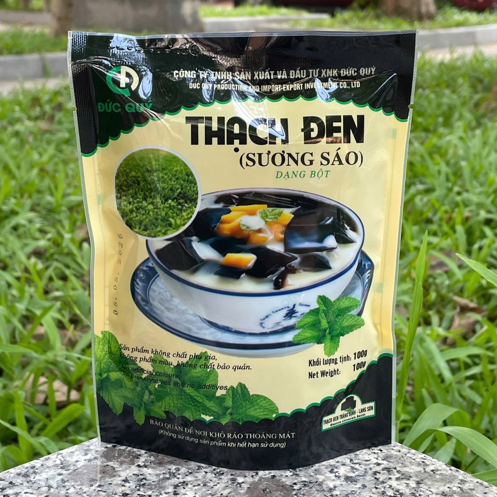 Bột Thạch Đen (Sương Sáo) Đức Quý 100g