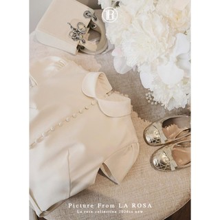 Váy Sơ Mi Tiểu Thư Xếp Ly Dáng Dài Tôn Dáng LA ROSA Phù Hợp Đi Làm, Đi Học Thanh Lịch V1478