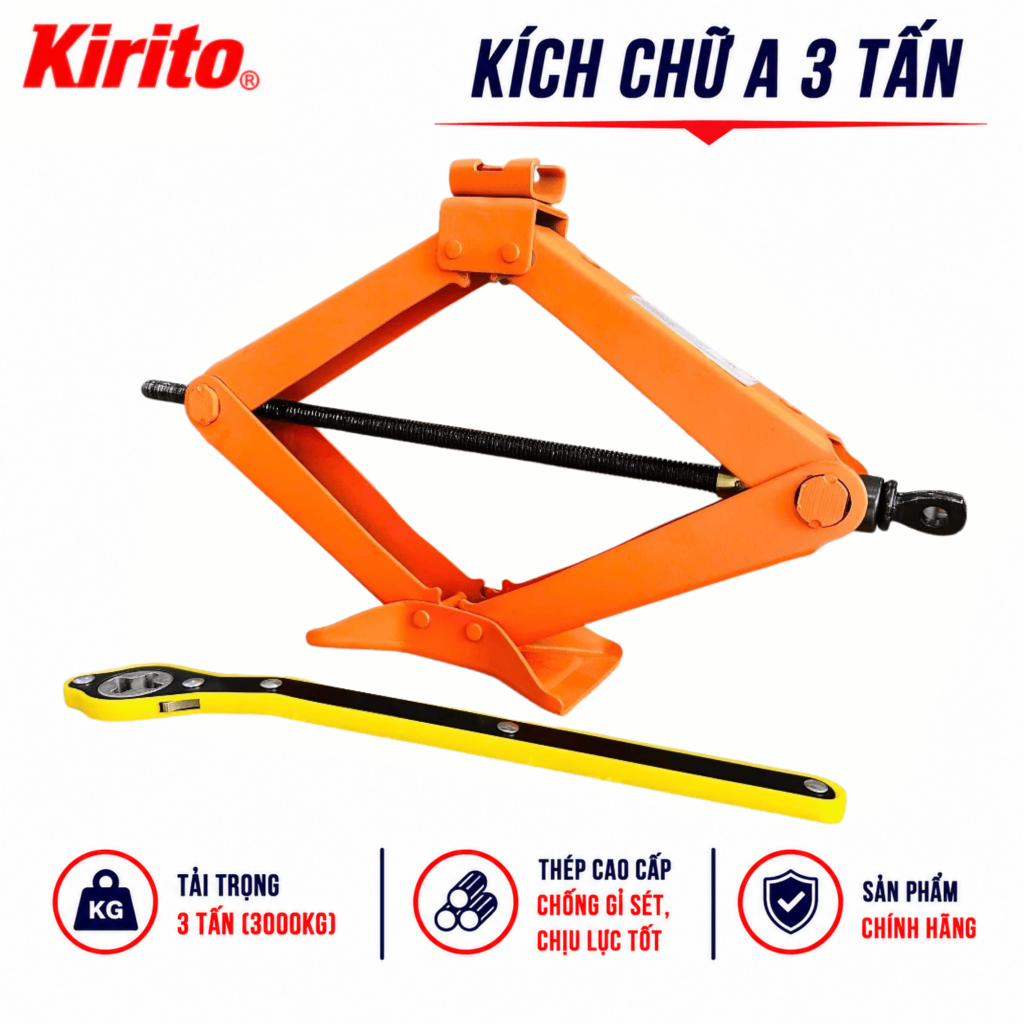 KÍCH CHỮ A 3 TẤN KAPUSI – BỀN BỈ, AN TOÀN, TIỆN LỢI K0043