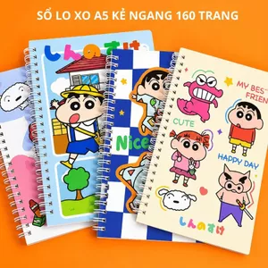 Sổ Tay a5, Gáy Sắt Chắc Chắn Hình In Sống Động, Số Lượng 160 Trang
