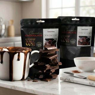 Socola Đen ExtraBitter 88% Cacao EasyHomemade Rất đắng Ít Ngọt Làm Bánh Ganache Bonbon Phủ Bánh L2