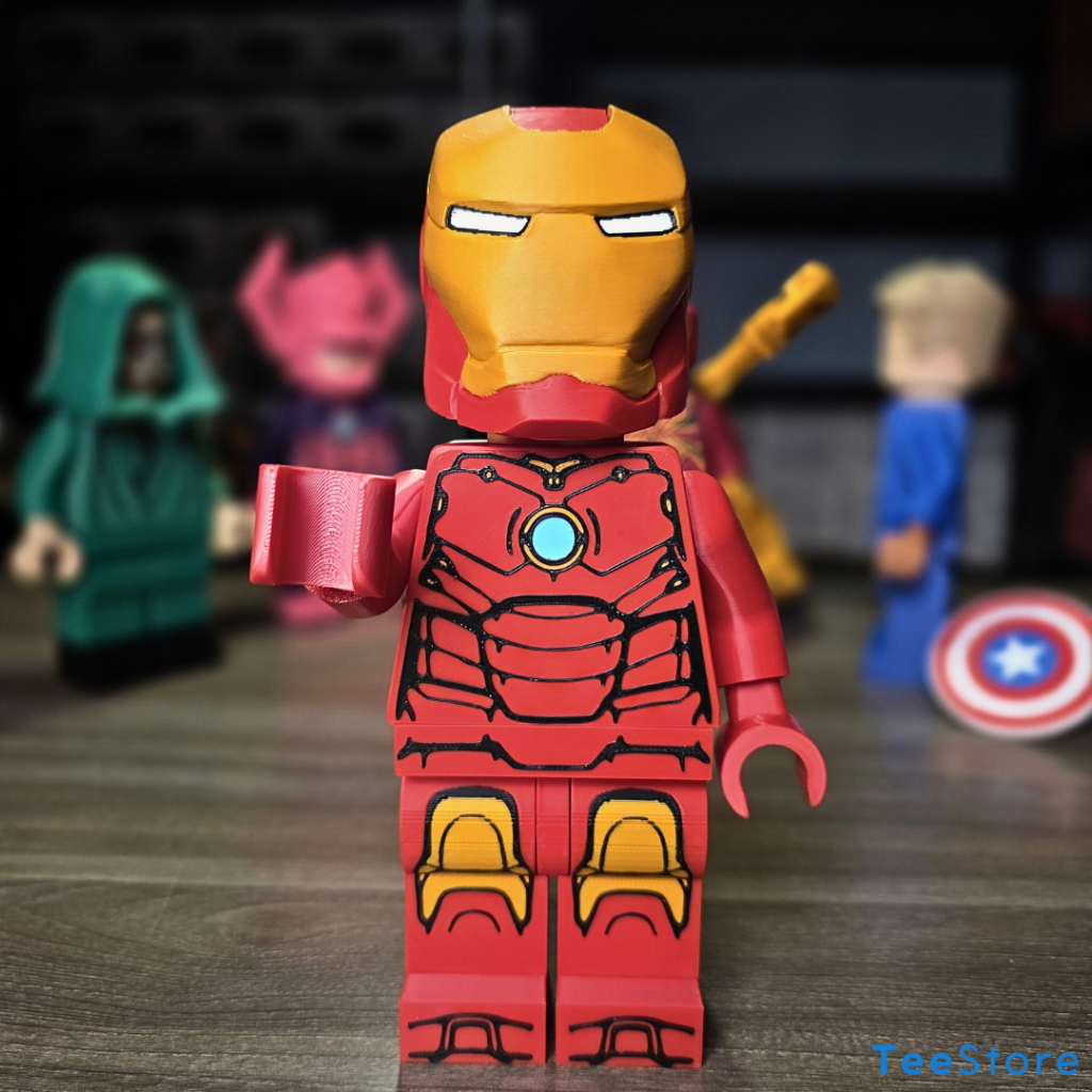 [500%] Mô Hình Brick Người Sắt 23cm | Mega Figure 500% PLA+ Decor | Ma Vồ Collection