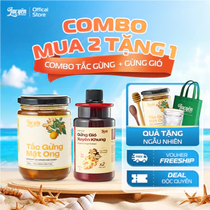 Lạc Yên Foods Gồm Tắc Gừng Mật Ong + Gừng Gió Xuyên Khung, Kèm Quà Tặng