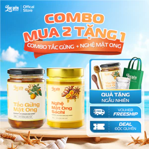 Lạc Yên Foods Gồm Tắc Gừng Mật Ong + Nghệ Mật Ong Sachi, Kèm Quà Tặng