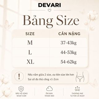 Quần Lót Nữ Cotton Cao Cấp Mềm Min Viền Su,Quần Chip Nữ Cotton Họa Tiết Đáng Yêu Nữ Tính DEVARI L6408