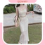 Maxi biển sợi dệt đan họa tiết dày dặn 2 lớp có mút ngực, set váy dài 2 dây sang chảnh, đan dây sau lưng - GEMMY