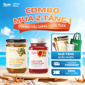 Lạc Yên Foods Gồm Tắc Gừng Mật Ong + Gấc Chanh Dây + Kèm Quà Tặng