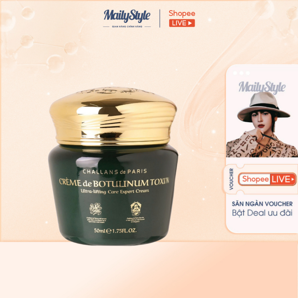 Q91_ Kem dưỡng CHALLANS DE PARIS CRÈME DE BOTULINUM TOXIN