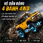 🔥 Xe Điều Khiển Địa Hình 4WD 1:12 Động Cơ 280 - Điều Khiển 2.4GHz Không Nhiễu Sóng Khung Kim Loại Quà Tặng Hot Nhất