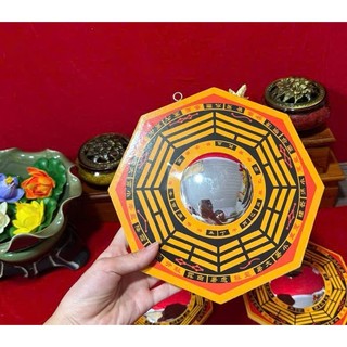 Gương Bát Quai Lồi Gỗ vật phẩm phong thủy lỗi nhà ở trang trí nhà cửa