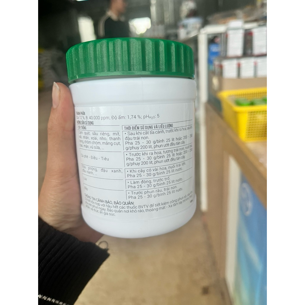 Boroca Canxi bo hợp trí hộp 250gr( Dưỡng bông đậu trái)