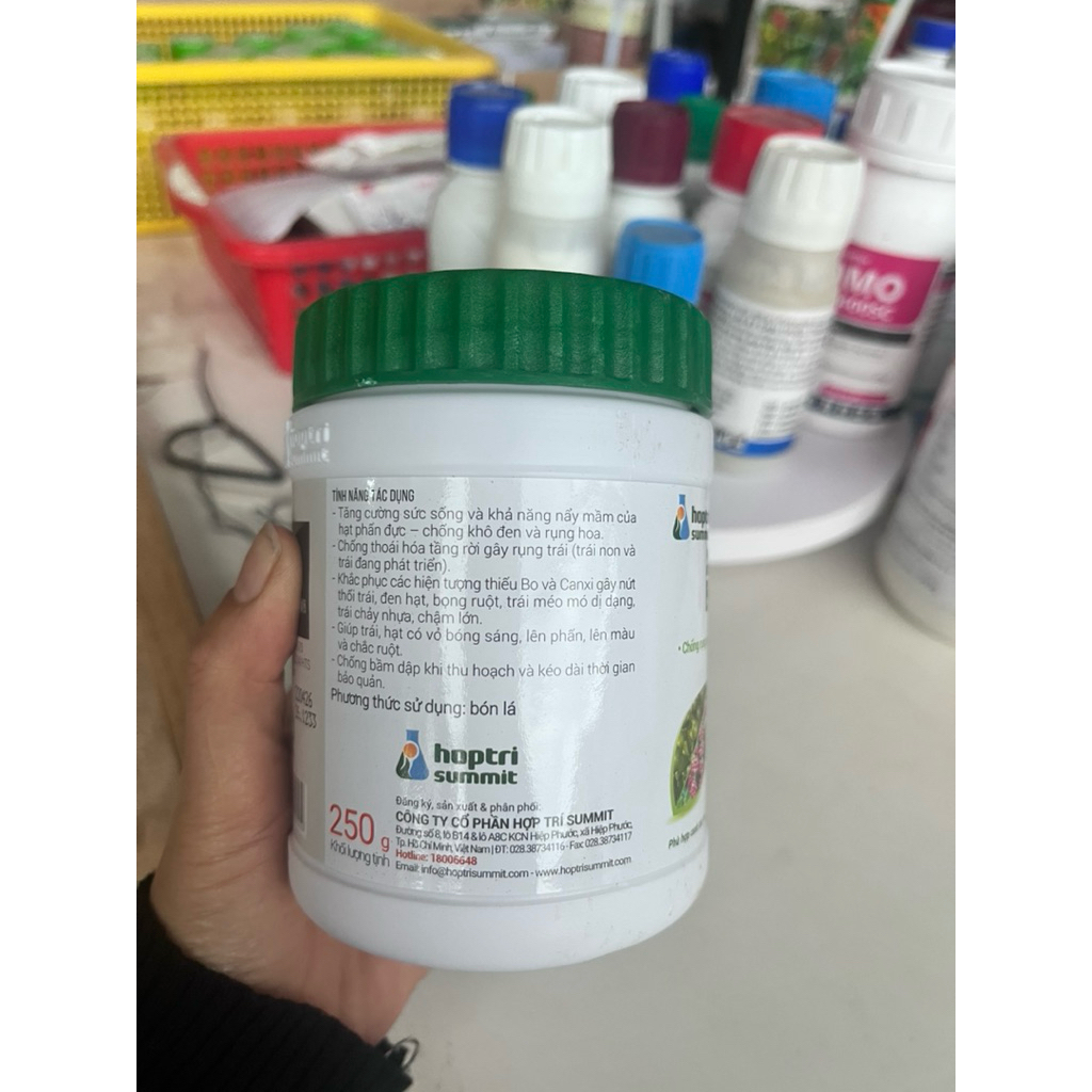 Boroca Canxi bo hợp trí hộp 250gr( Dưỡng bông đậu trái)