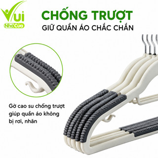 Móc Treo Quần Áo Nhựa Chống Trượt Xoay 360 Độ GD194 - Móc Nhựa Treo Quần Áo Chống Trượt Cao Cấp