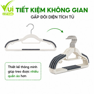 Móc Treo Quần Áo Nhựa Chống Trượt Xoay 360 Độ GD194 - Móc Nhựa Treo Quần Áo Chống Trượt Cao Cấp