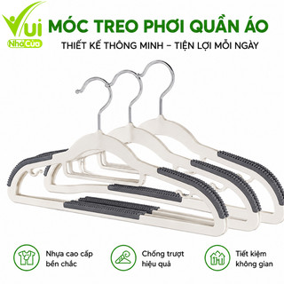 Móc Treo Quần Áo Nhựa Chống Trượt Xoay 360 Độ GD194 - Móc Nhựa Treo Quần Áo Chống Trượt Cao Cấp