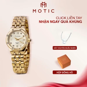 Đồng hồ Bonaier 297c dây inox mặt lục giác thời trang dành cho nữ, đồng hồ nữ sang trọng