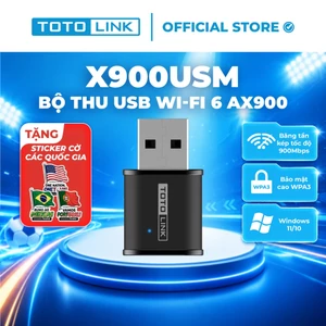 Bộ thu USB Wi-Fi TOTOLINK X900USM - USB chuẩn Wi-Fi 6 AX