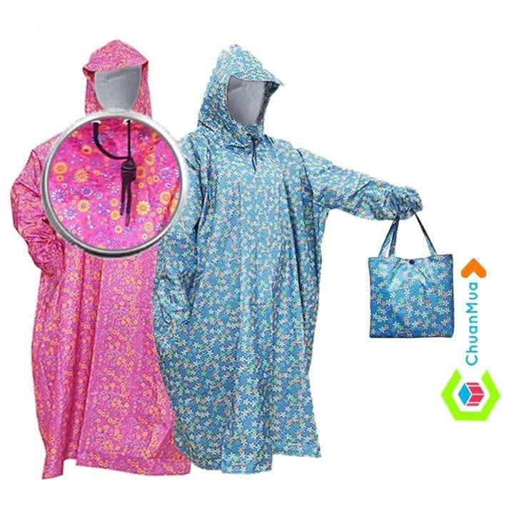 Áo Mưa Bít Bông 1m4- Áo mưa kín vải dù siêu bền - Hàng cao cấp xưởng