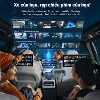 CarlinKit Android Auto AI Box TBOX-LITES 4+32GB 3 trong 1 CarPlay không dây không dây  hỗ trợ HDMI bộ chuyển đổi Carplay