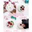 KHUÔN SILICONE LÀM NẾN THƠM COMBO 6 NHÀNH HOA ANH ĐÀO SIZE LỚN (CB3)