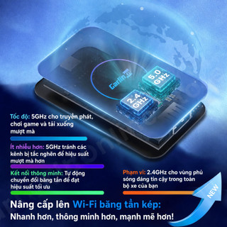 CarlinKit Android Auto AI Box TBOX-LITES 4+32GB 3 trong 1 CarPlay không dây không dây  hỗ trợ HDMI bộ chuyển đổi Carplay