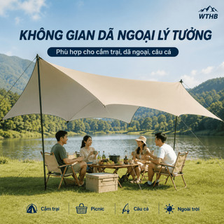 Mái Che Cắm Trại Chống Nắng, Chống Mưa, Lều Che Nắng Đa Năng, Siêu Nhẹ Di Động