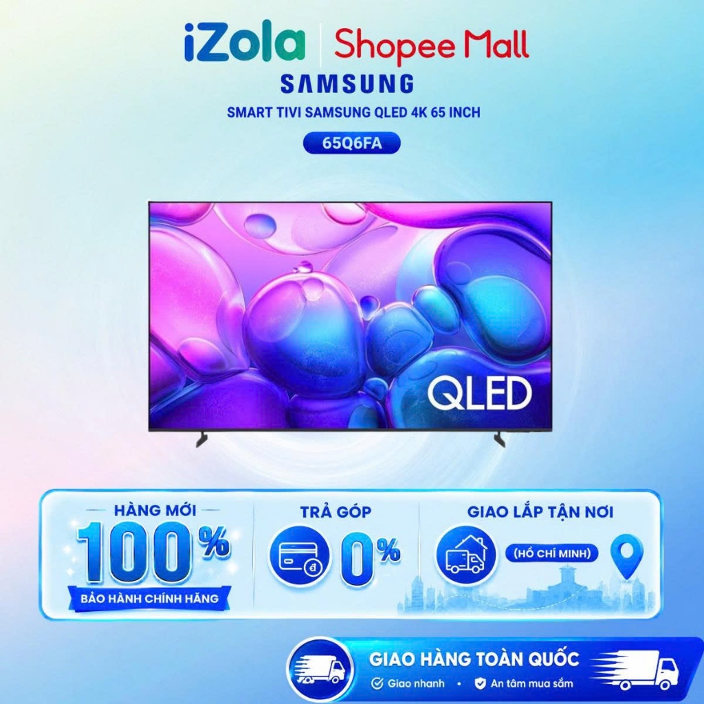 65Q6FA - Smart Tivi QLED Samsung 4K 65 inch 65Q6FA - Hàng chính hãng