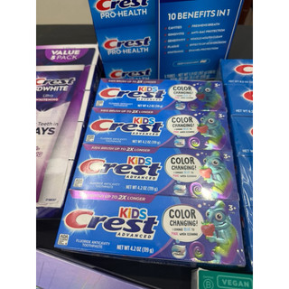 🇺🇸🇺🇸 1túyt Kem Đánh Răng Đổi Màu Cho Trẻ Em Crest Kid 3+giá 1tuý
