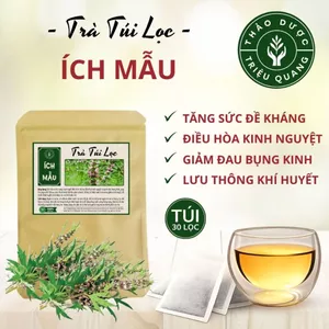 Trà Ích Mẫu Túi Lọc, Đậm Vị Thơm Ngon, Dễ Uống, Triệu Quang 30 Lọc