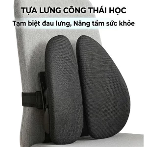 Đệm Lưng Công Thái Học Giảm Đau Lưng, Chống Gù, Chống Đai Lưng Cột Sống